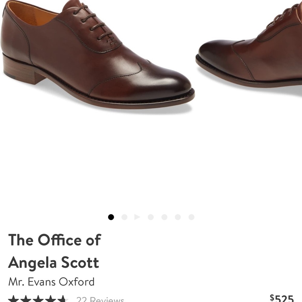 TOOAS Women's Brown Leather Lace-Up Oxford Shoes - Picture 2 of 15